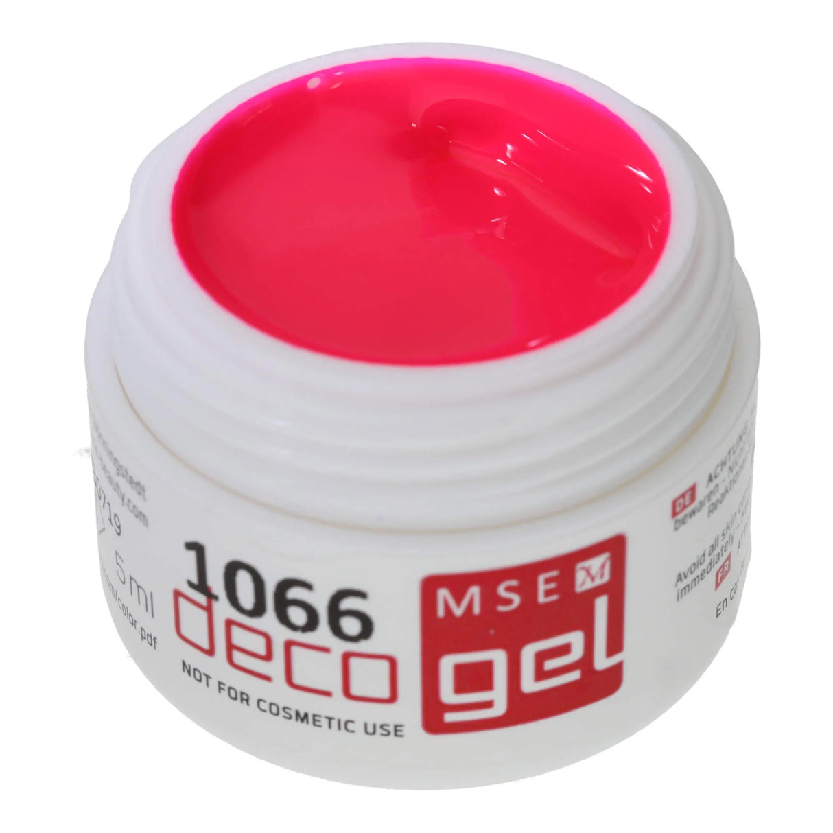 #1066 < t6>remium-DEKO Color Gel 5ml Neon Pink NOT FOR COSMETIC USE (#500 Ersatz)