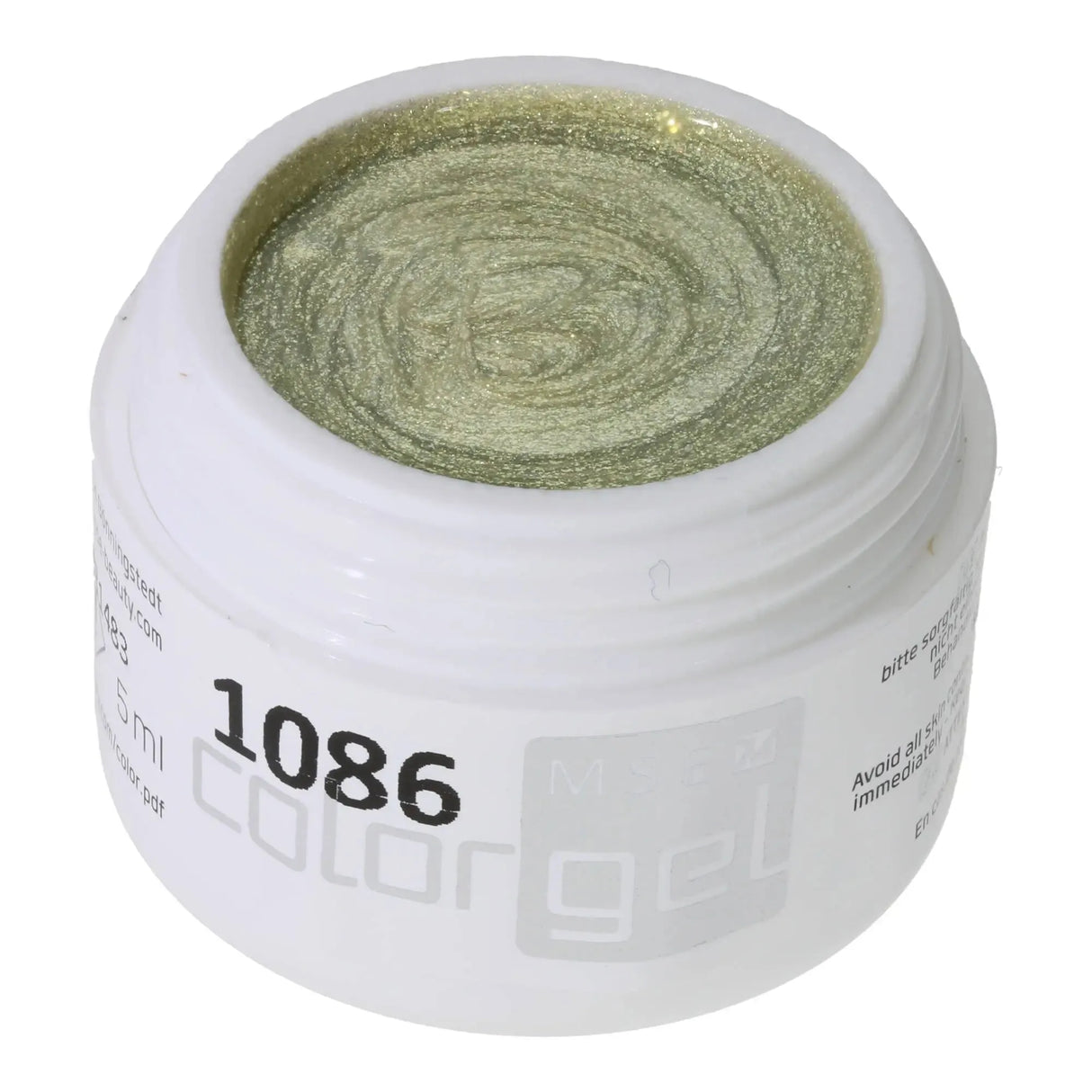 #1086 << t14>6>V EffekT Farbgel Gelb 5ml – STrahlendes Gel für GelnUNgel