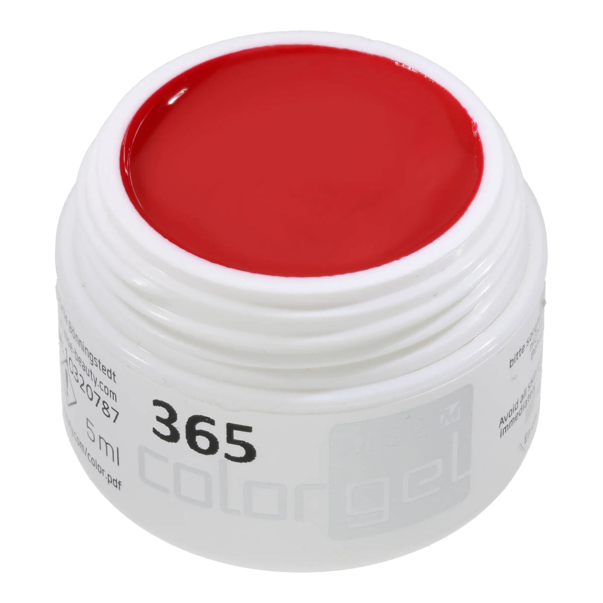 #365 << t34>5>remium-PURE Color Gel 5ml Intensives klassisches Kirschrot