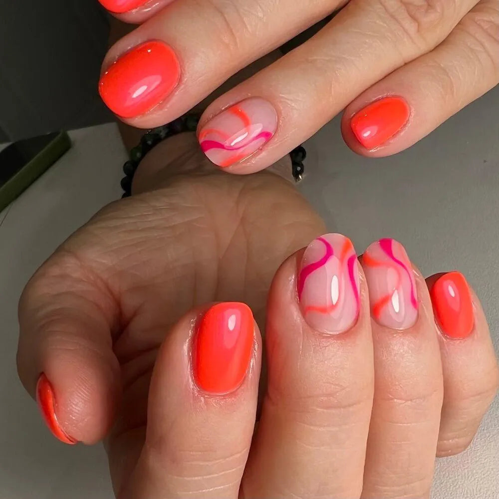 #561 Premium-DEKO Color Gel 5ml Neon Orange NOT FOR COSMETIC USE - MSE - The Beauty Company