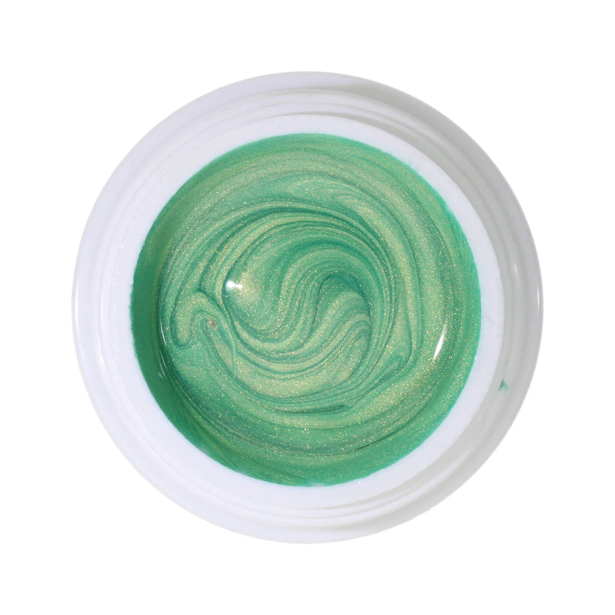 #283 << t51>5>remium-EFFEKT Color Gel 5ml Helles Maigrün miт dezenтem goldenem Perlglanz