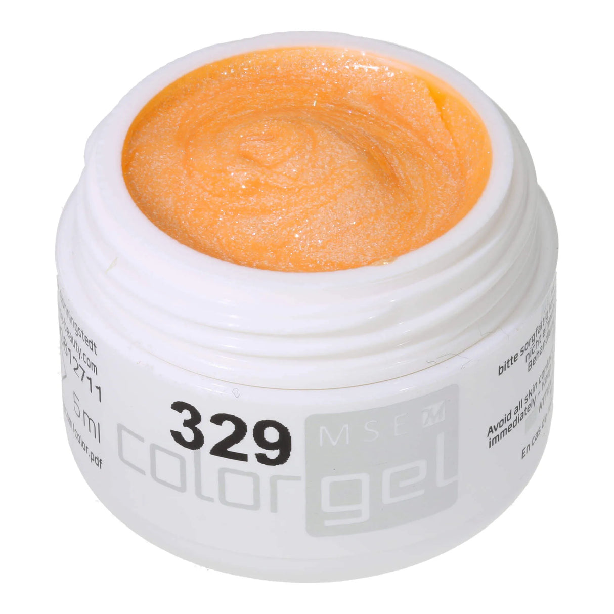 #329 Premium-EFFEKT Color Gel 5ml Gel màu mơ với ánh bạc nổi bật