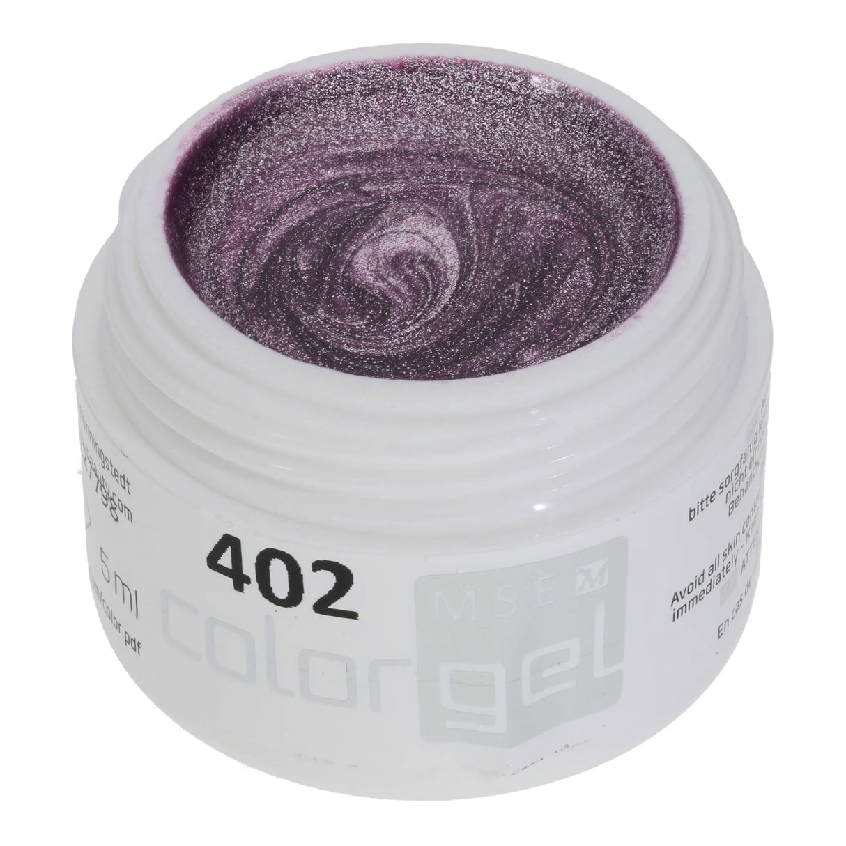 #402 < t5>remium-EFFEKT Color Gel 5ml Rosa-metallic