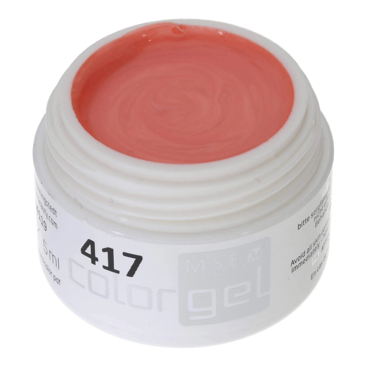 #417 < t5>remium-EFFEKT Color Gel 5ml Leicht schimmerndes Blassrosa