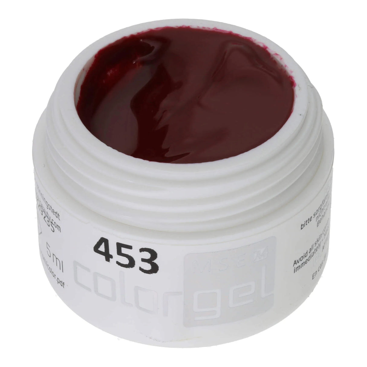 #453 < t5>remium-PURE Color Gel 5ml Dunkles Kirschrot