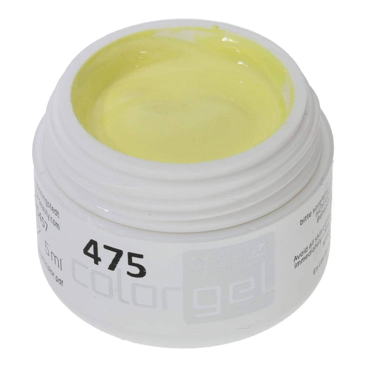 #475 Premium-PURE Color Gel 5ml Blassgelb
