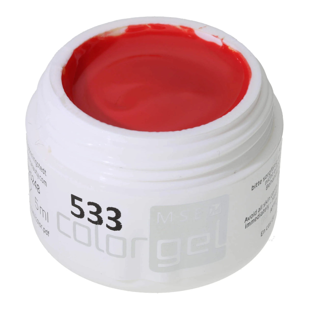 #533 < t5>remium-PURE Color Gel 5ml Rot