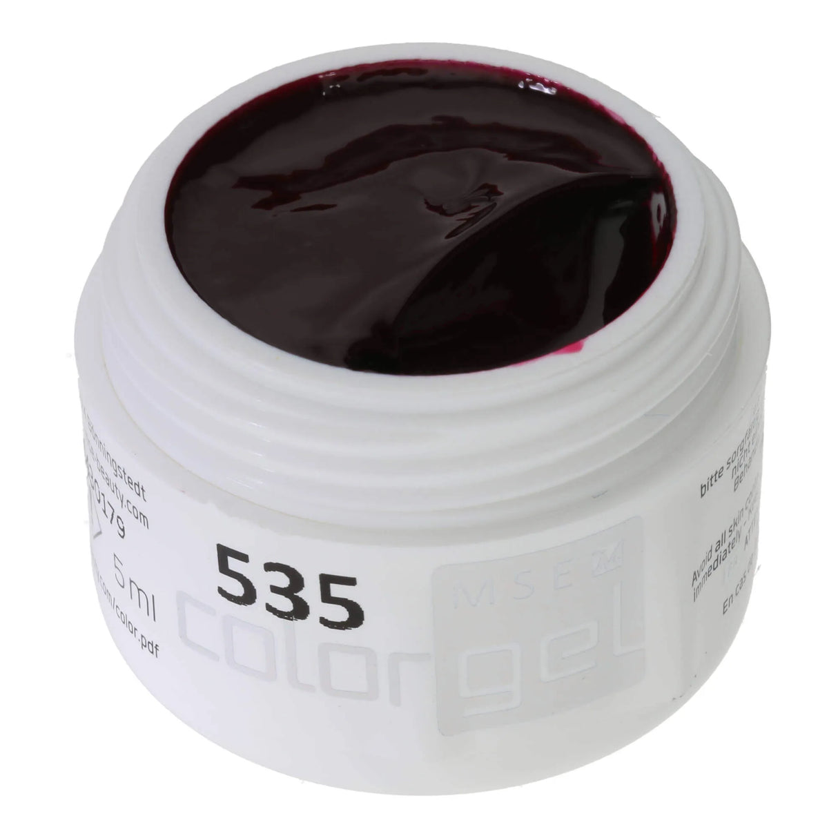 #535 < t5>remium-PURE Color Gel 5ml Rot