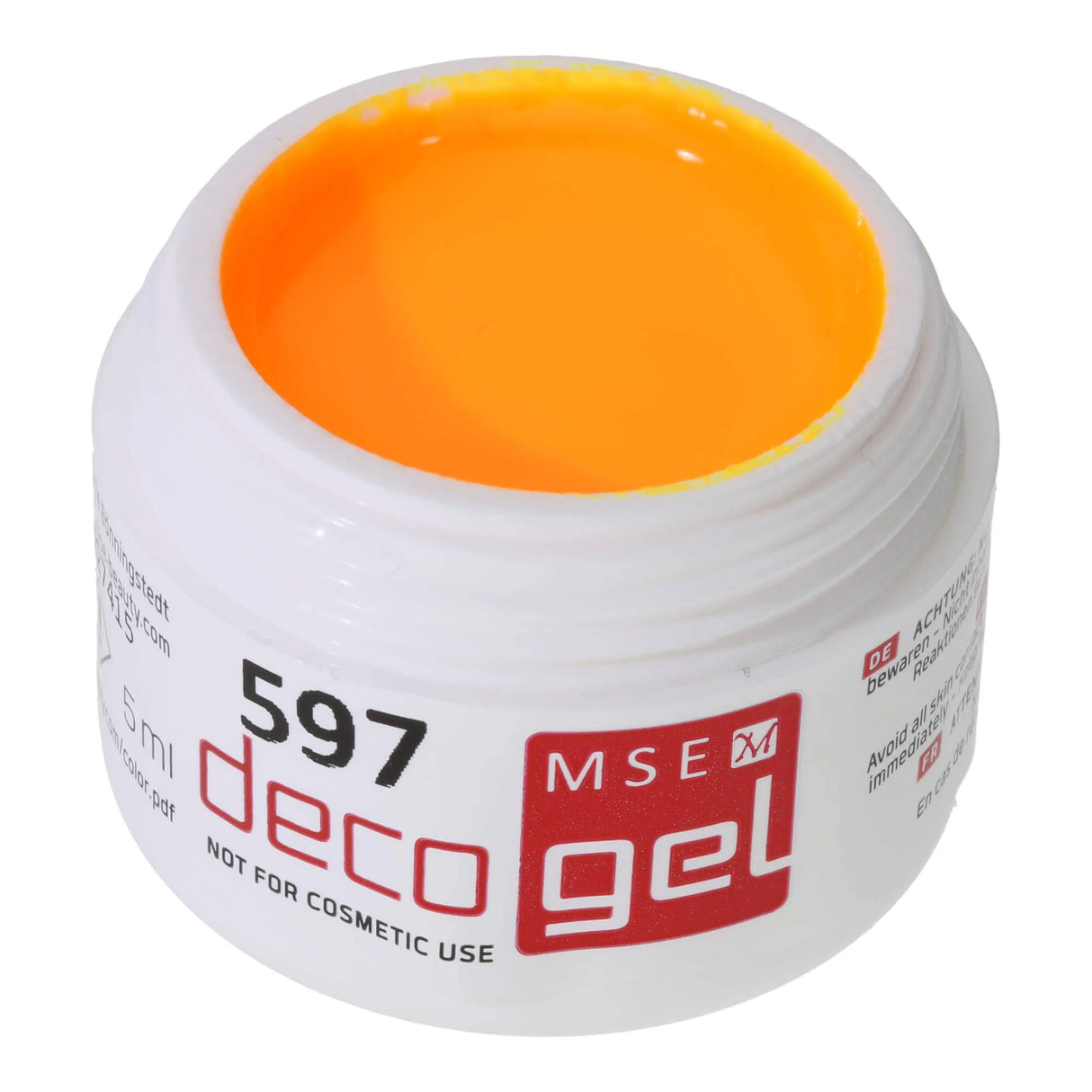 #597 Premium-DEKO Color Gel 5ml Neon NOT FOR COSMETIC USE