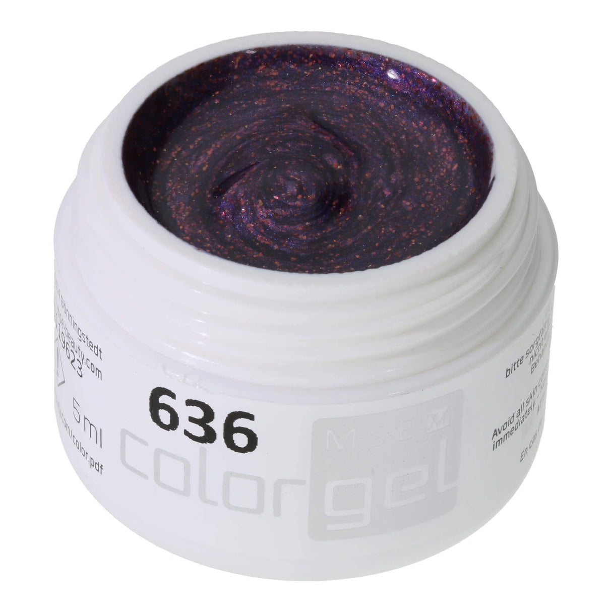 #636 << t39>5>remium-EFFEKT Color Gel 5ml Violett