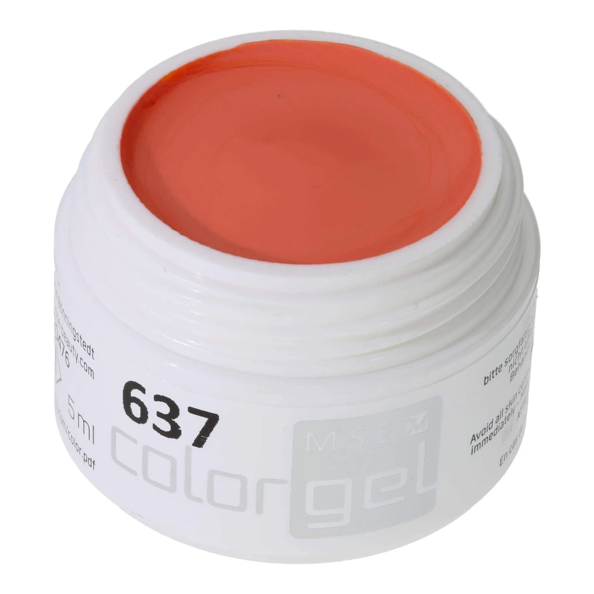 #637 Premium-PURE Gel de Color 5ml Naranja