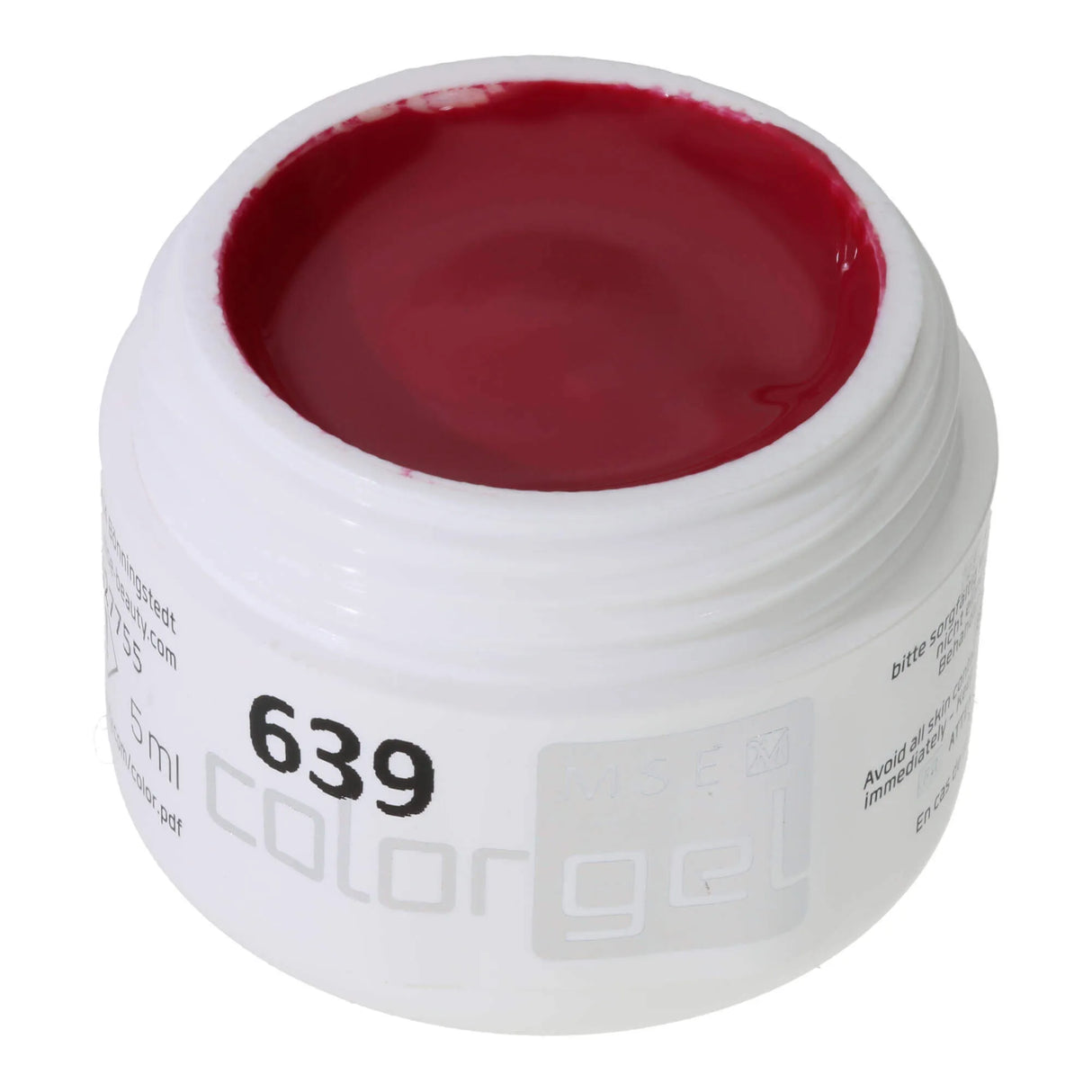 #639 < t5>remium-PURE Color Gel 5ml Roт
