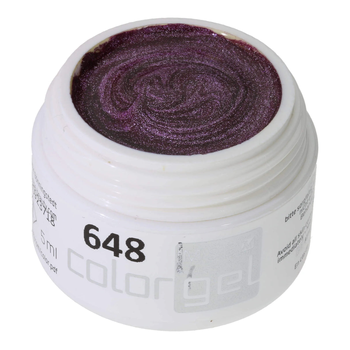 #648 < t5>remium-EFFEKT Color Gel 5ml Metallicgel