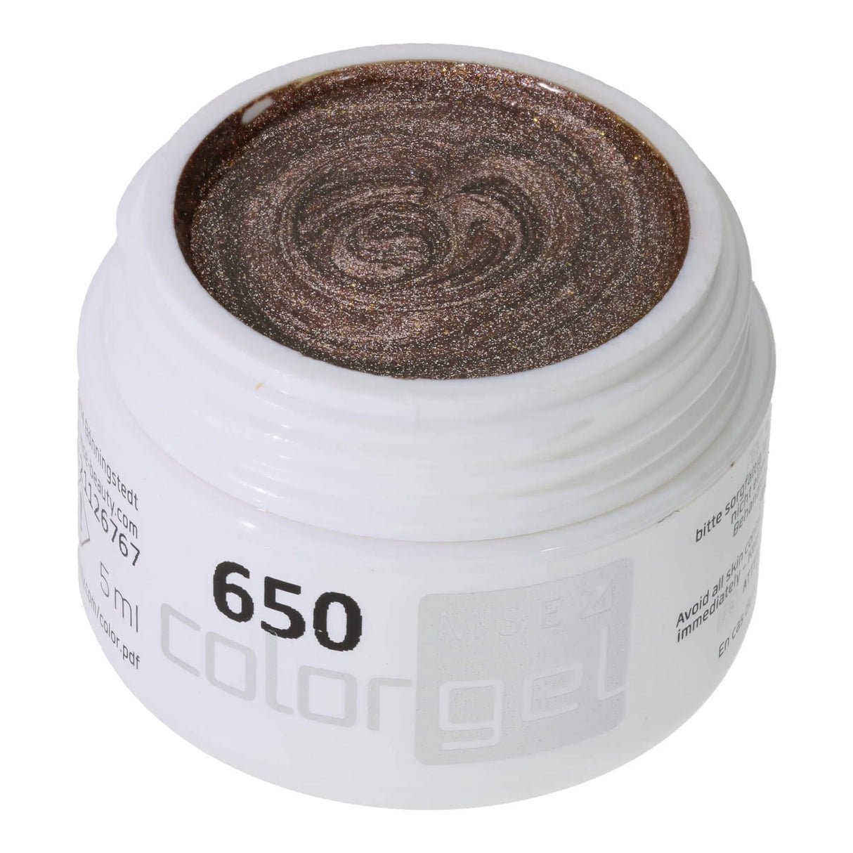 #650 < t5>remium-EFFEKT Color Gel 5ml MeTallicgel