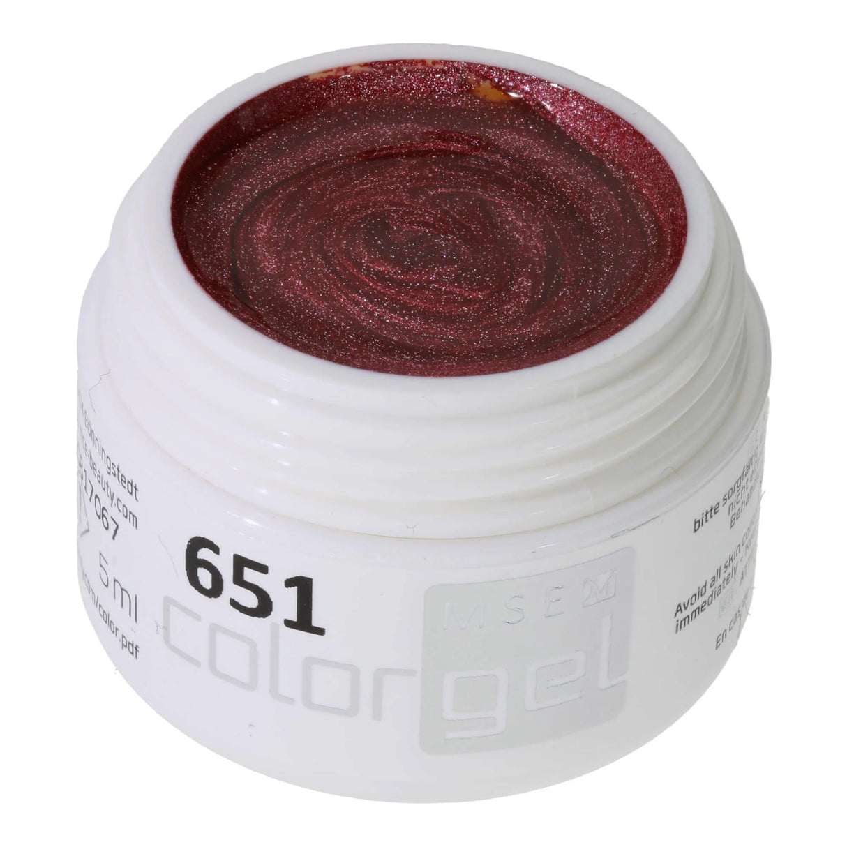 #651 < t5>remium-EFFEKT Color Gel 5ml Metallicgel