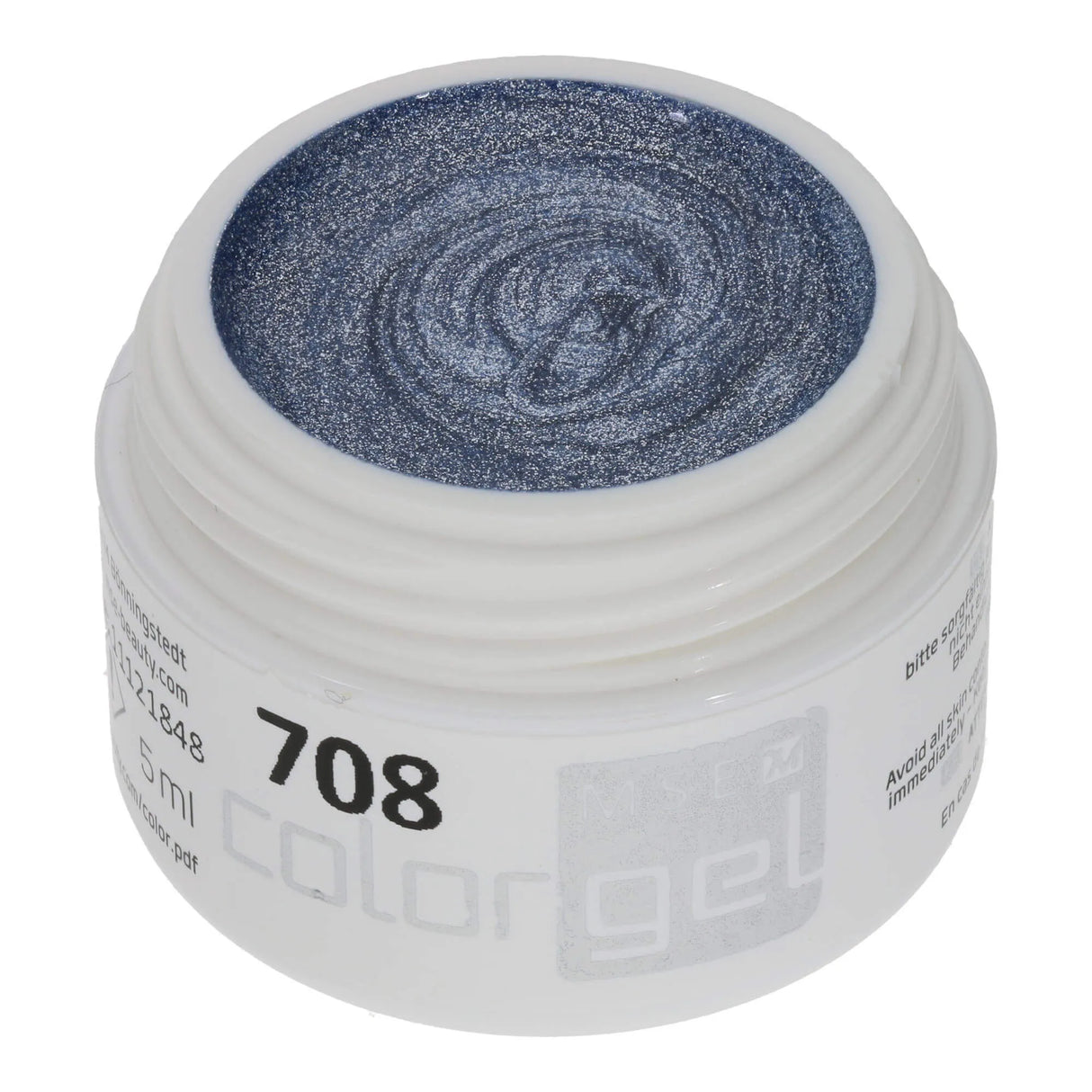 #708 < t5>remium-EFFEKT Color Gel 5ml Meтallic