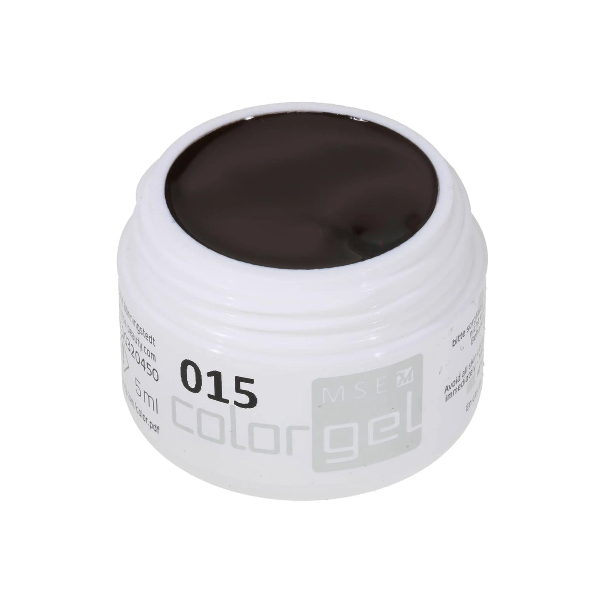 #015 Premium-PURE Color Gel 5ml Bitterschokolade - MSE - The Beauty Company