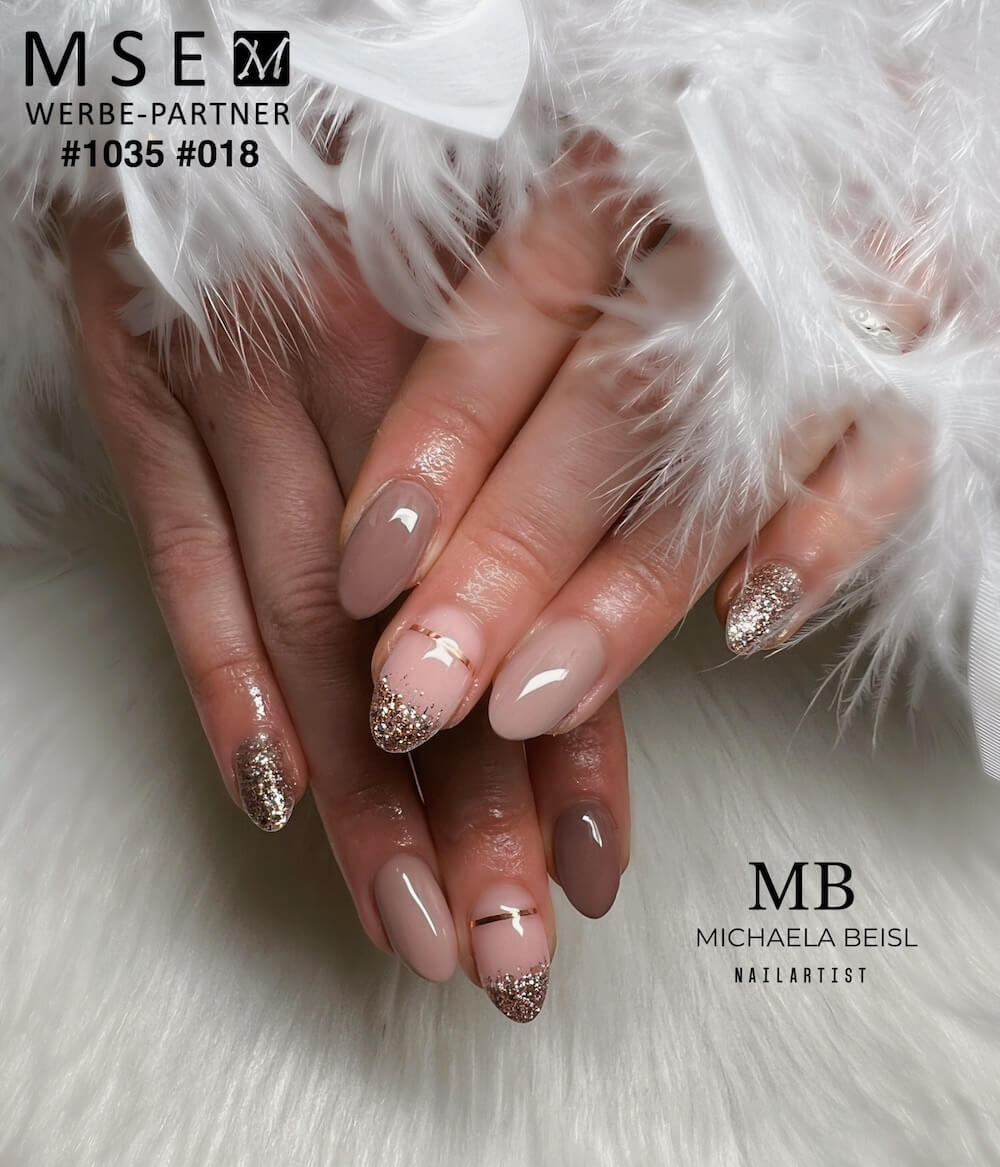 #018 Premium-PURE Color Gel 5ml Helles Graubraun mit leicht rötlichen Unterton - MSE - The Beauty Company