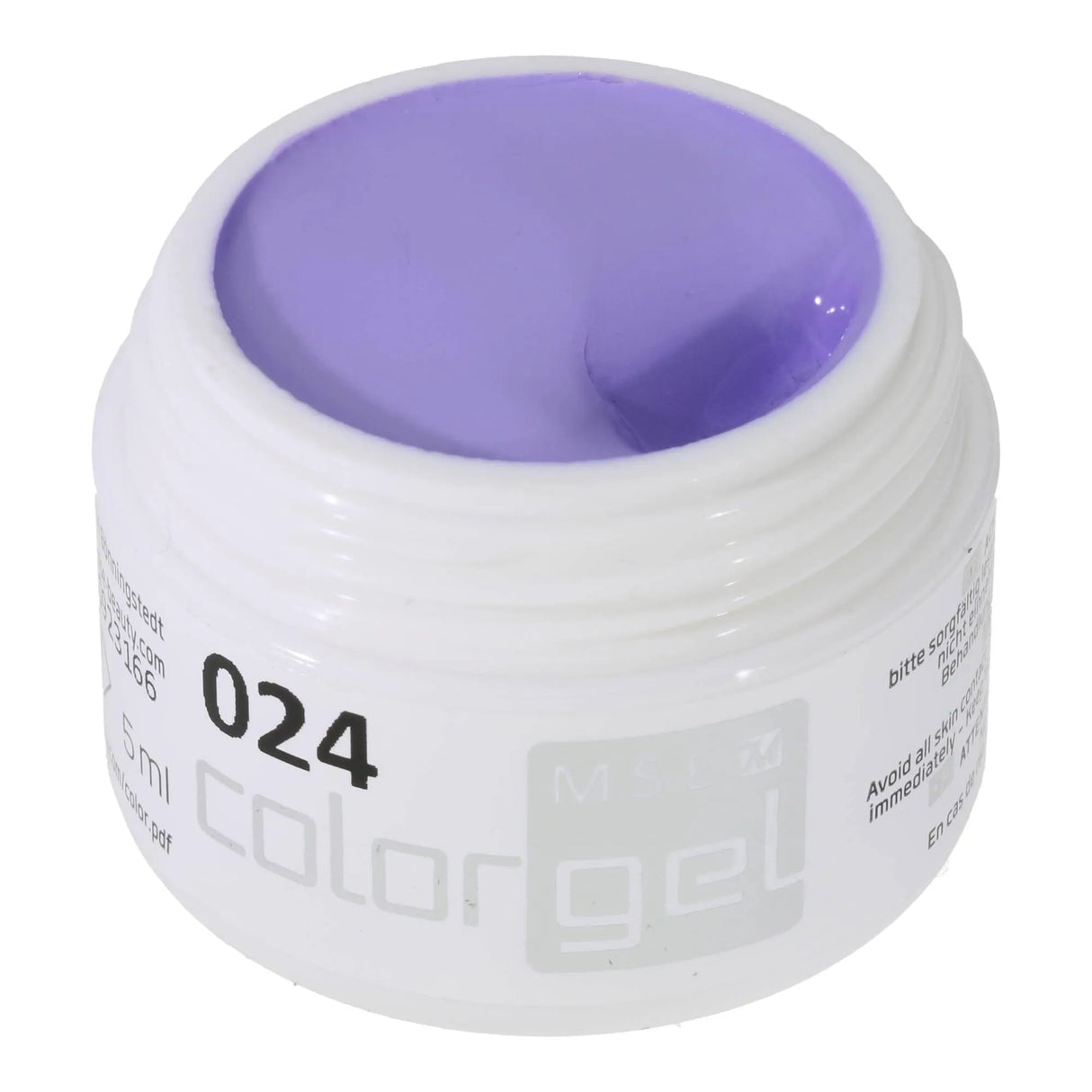#024 Premium-PURE Color Gel 5ml Heller Flieder - MSE - The Beauty Company