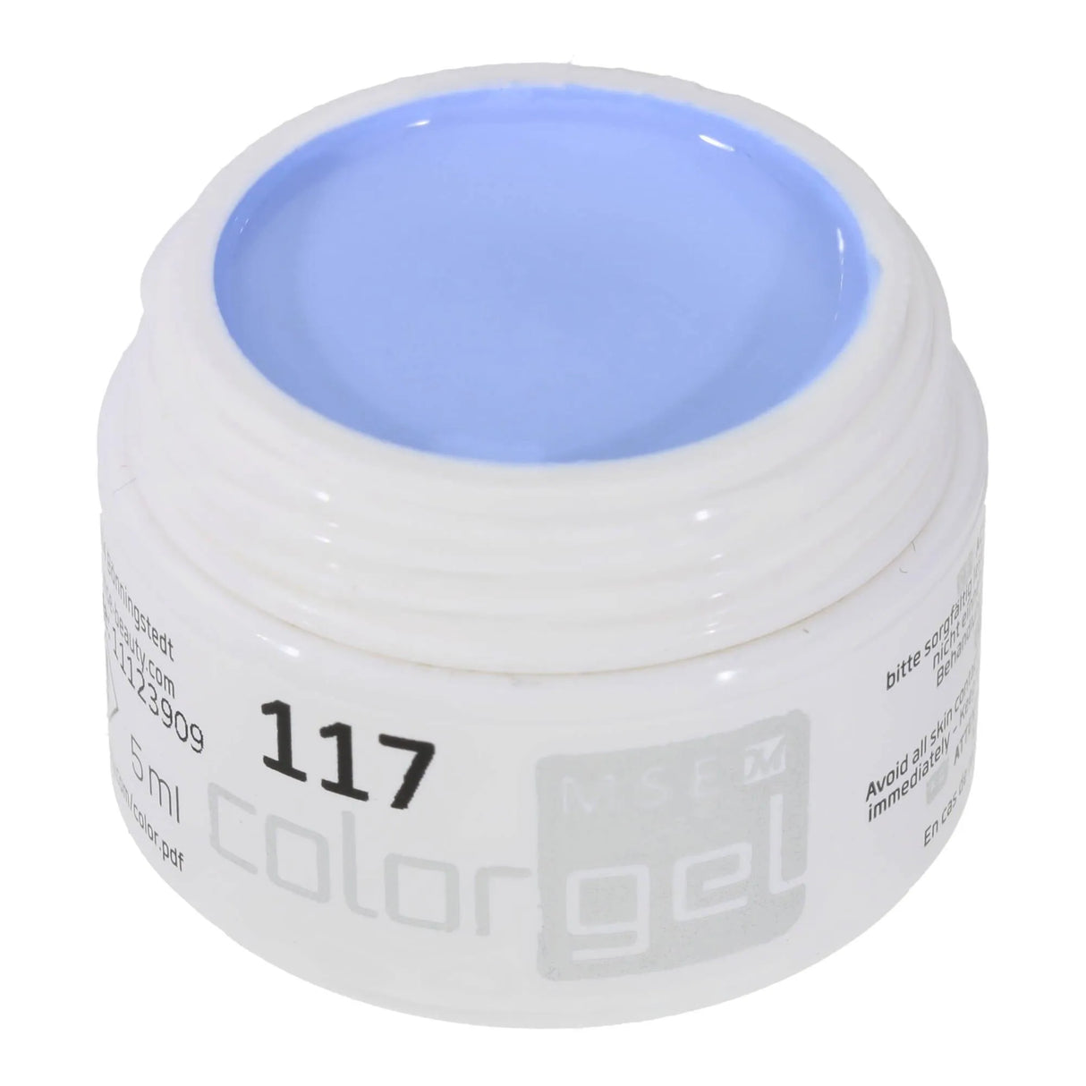 #117 Premium-PURE Color Gel 5ml Helles Babyblau - MSE - The Beauty Company
