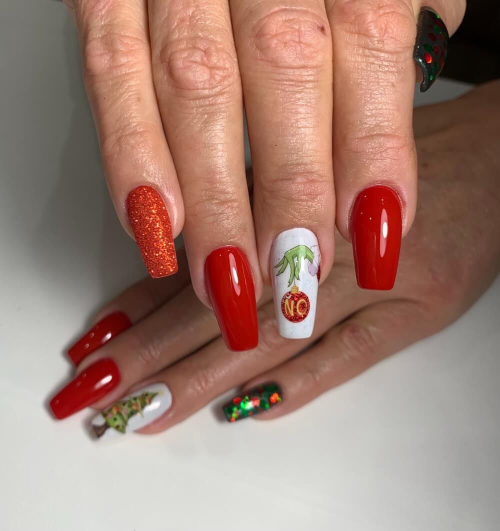 #133 Premium-EFFEKT Color Gel 5ml Dunkelgrün mit grünem Perlglanz - MSE - The Beauty Company