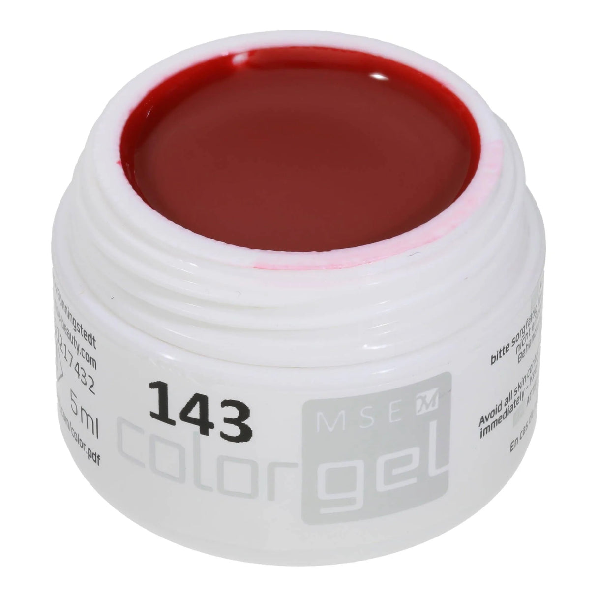 #143 Premium-PURE Color Gel 5ml Lollipop Rot - MSE - The Beauty Company