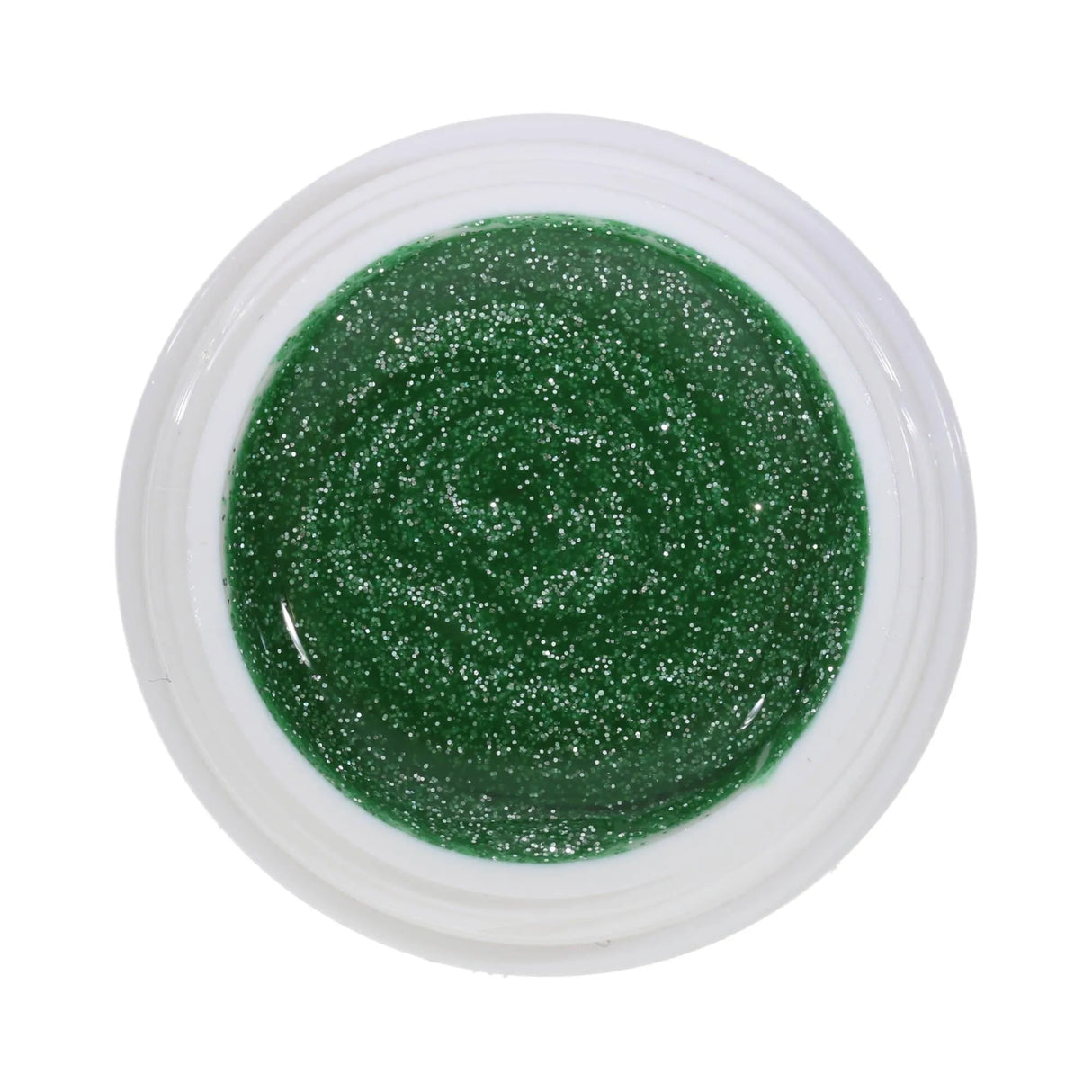 #160 Premium-GLITTER Color Gel 5ml Grasgrün mit silberem Glitter - MSE - The Beauty Company