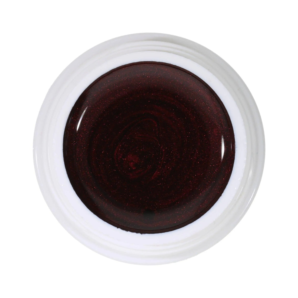 #188 Premium-EFFEKT Color Gel 5ml Dunkles Braunrot mit rotem Perlglanz - MSE - The Beauty Company