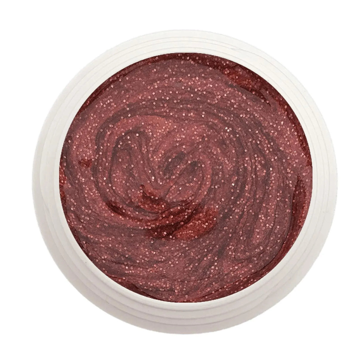 #194 Premium-GLITTER Color Gel 5ml Beerenrot mit Bronzeglitter - MSE - The Beauty Company