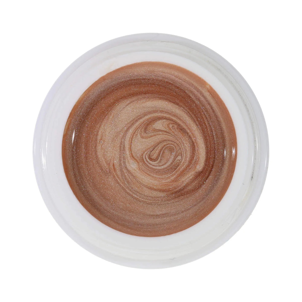 #212 Premium-GLITTER Color Gel 5ml Kräftig glänzendes Creme-Beige - MSE - The Beauty Company