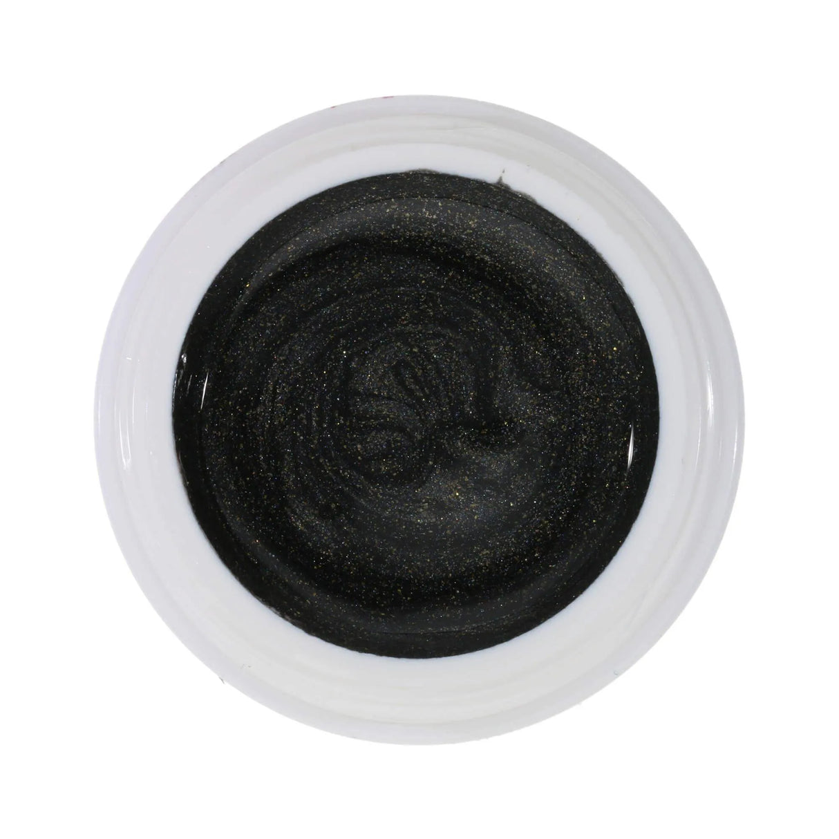 #213 Premium-EFFEKT Color Gel 5ml Dunkles Grau mit grünem Unterton und Glanzeffekten - MSE - The Beauty Company