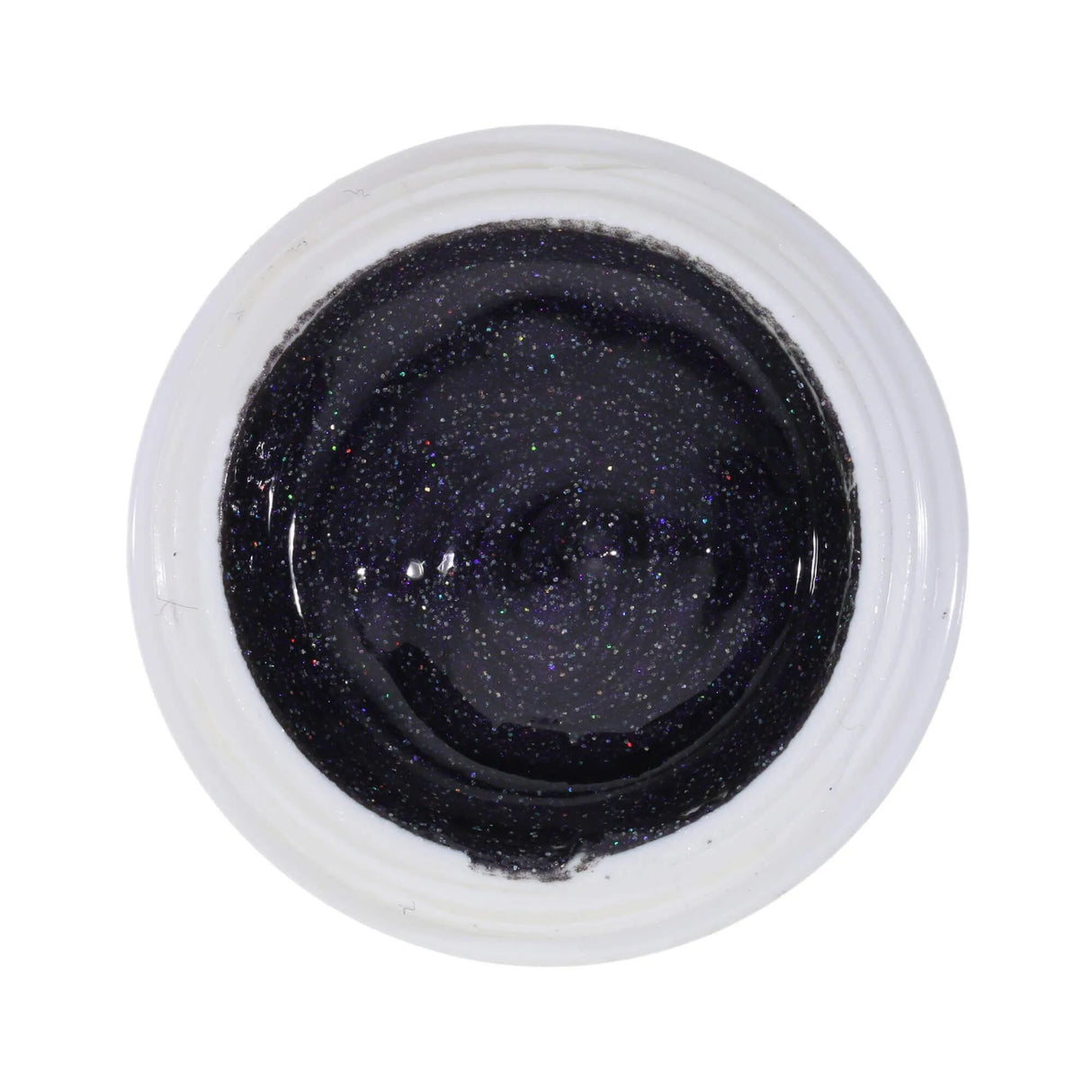 #218 Premium-GLITTER Color Gel 5ml Dunkles Violett mit ausdruckstarken Holografieeffekten - MSE - The Beauty Company