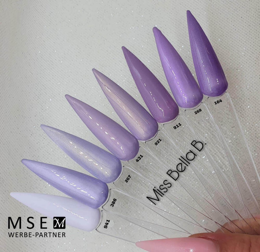 #268 Premium-EFFEKT Color Gel 5ml Heller Fliederton mit Perlglanzeffekt - MSE - The Beauty Company