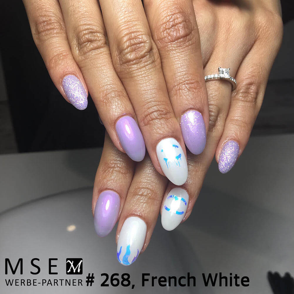 #268 Premium-EFFEKT Color Gel 5ml Heller Fliederton mit Perlglanzeffekt - MSE - The Beauty Company