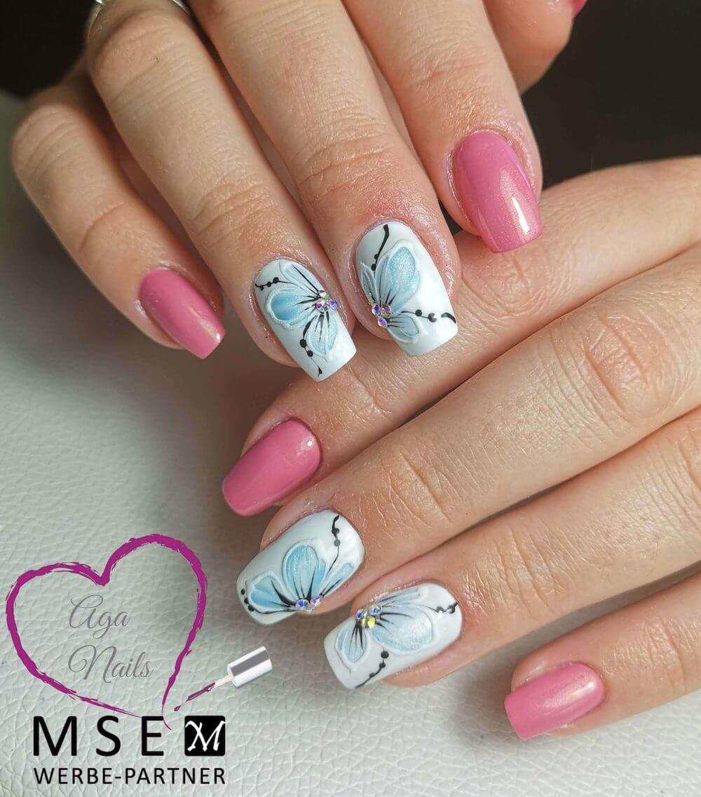 #375 Premium-EFFEKT Color Gel 5ml Zarter Türkiston mit leichtem Goldschimmer - MSE - The Beauty Company