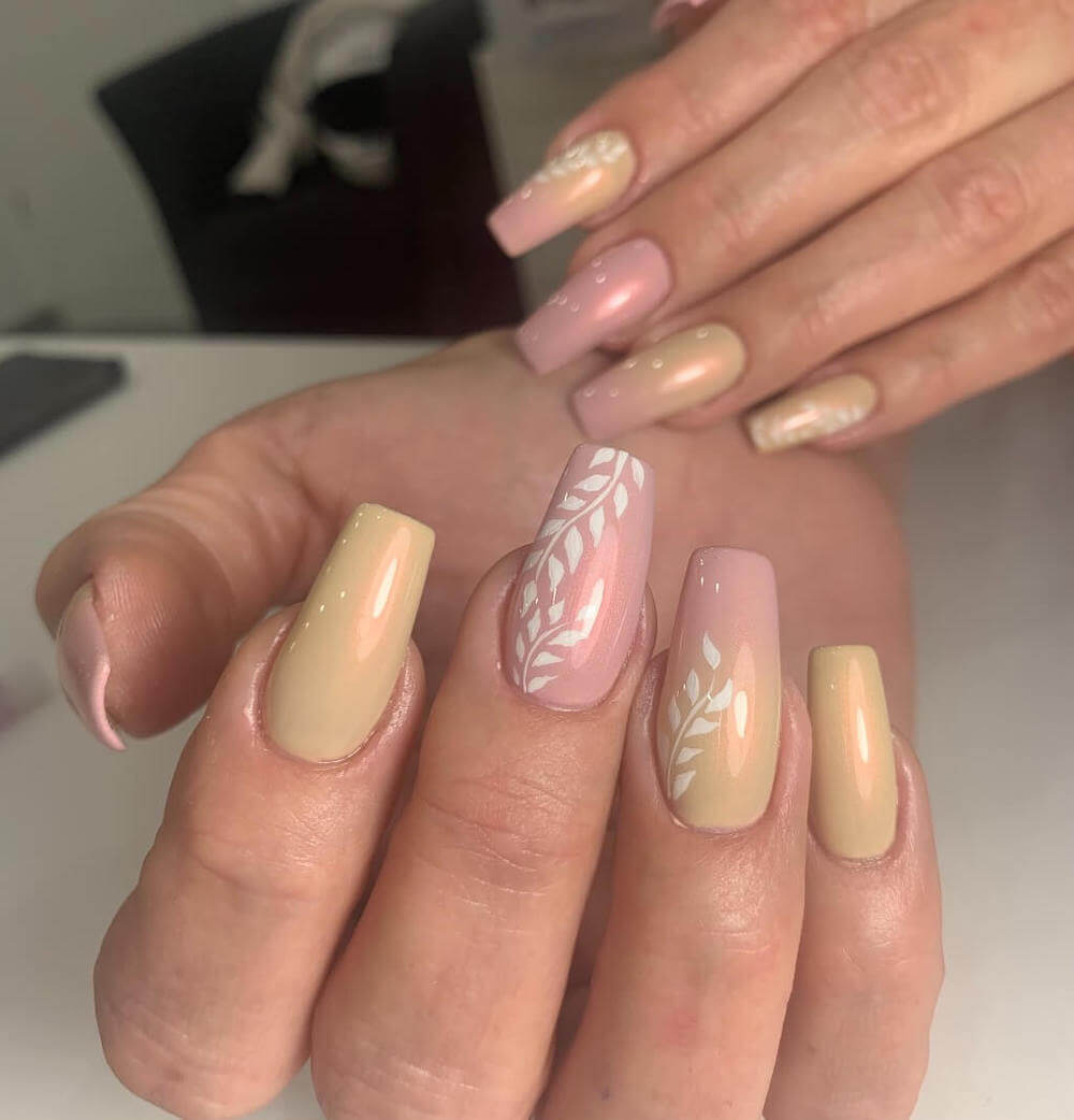 #416 Premium-EFFEKT Color Gel 5ml Zartes Rosa mit feinem Goldschimmer - MSE - The Beauty Company