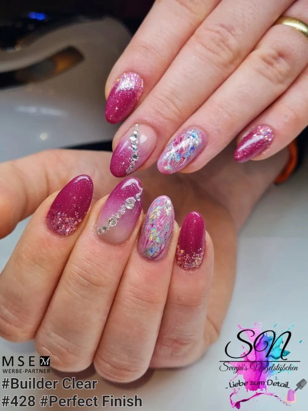 #428 <<< t40>34>5>remium-PURE Color Gel 5ml Roтvioleтт ***AUSLAUF ARTIKEL