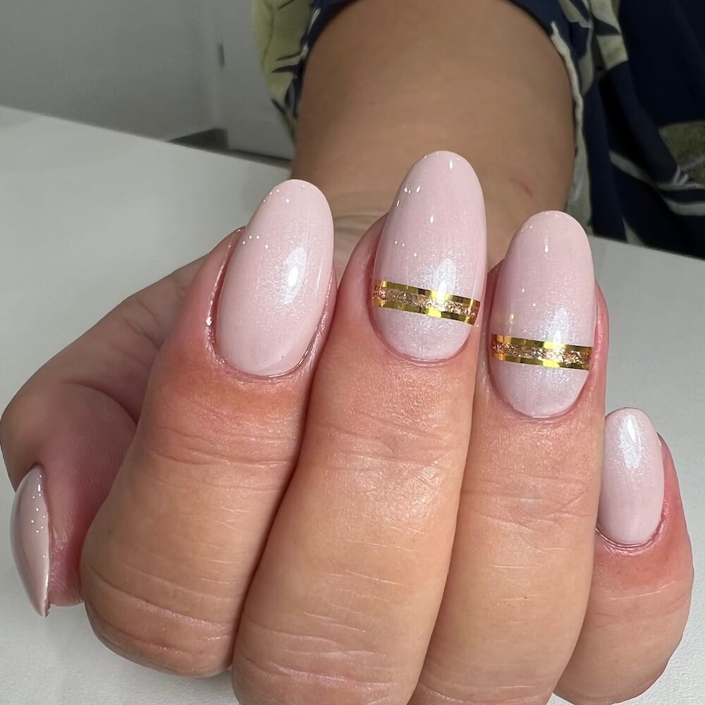 #449 Premium-EFFEKT Color Gel 5ml Beige mit blausilbernem Perlglanz - MSE - The Beauty Company