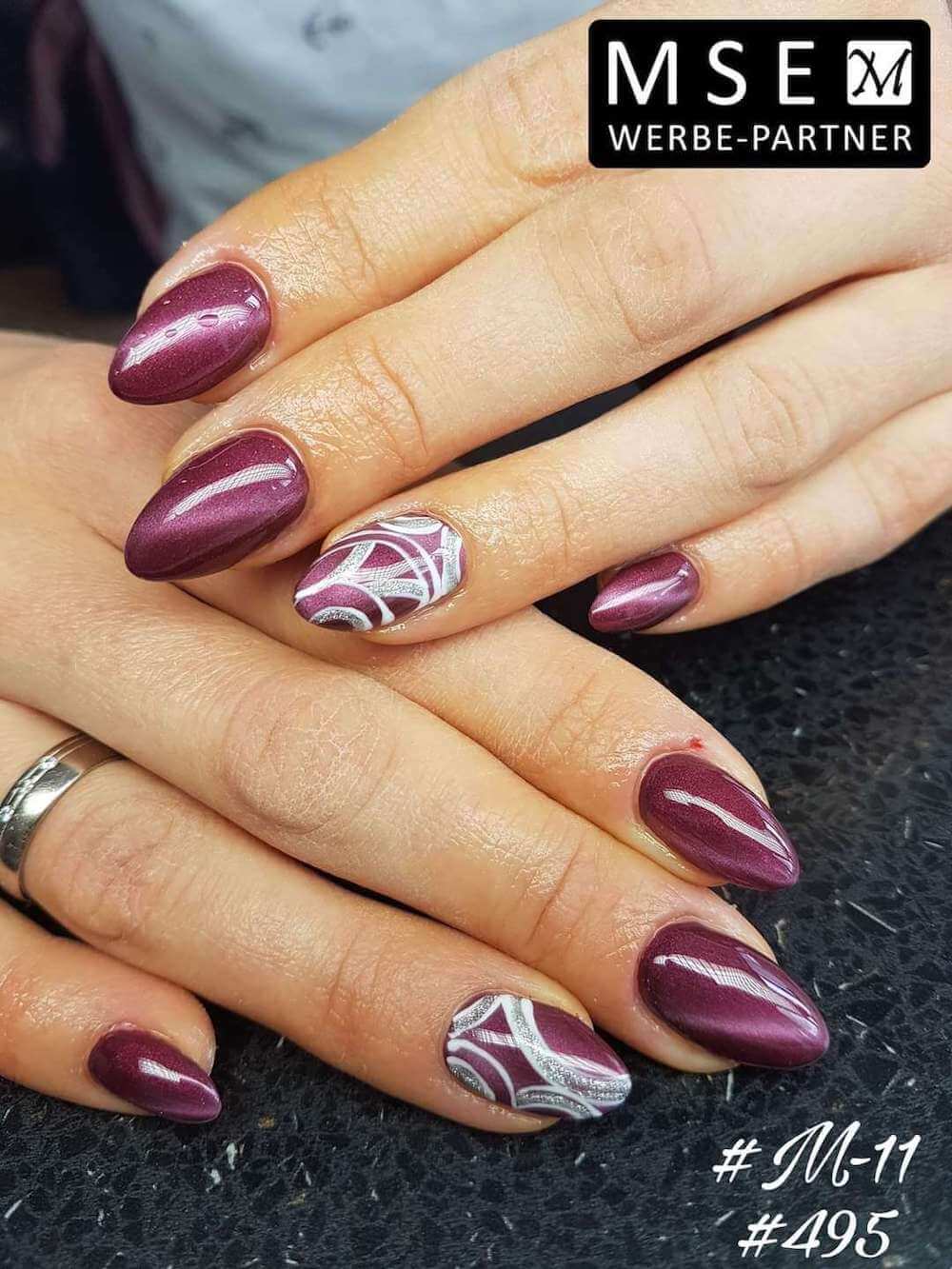 #495 Premium-EFFEKT Color Gel 5ml Neon-Pink mit dezentem Schimmer - MSE - The Beauty Company