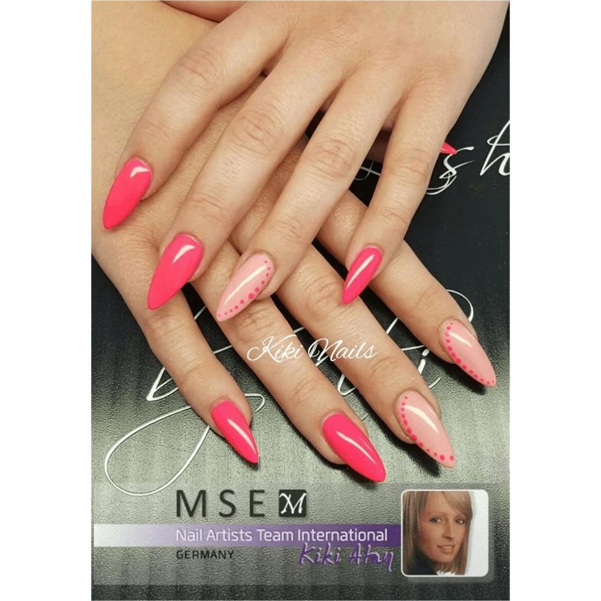 #558 Premium-DEKO Color Gel 5ml Neon Pink NOT FOR COSMETIC USE - MSE - The Beauty Company