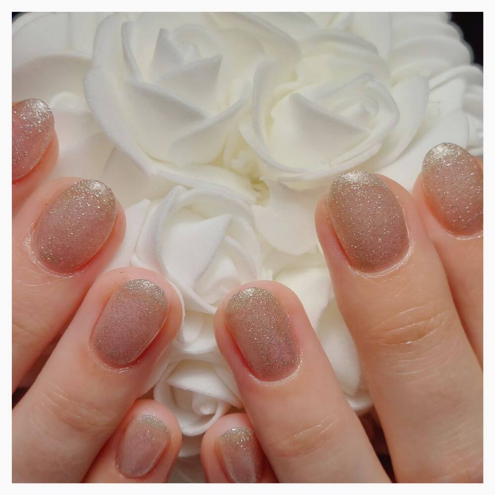 #716 Premium-GLITTER Color Gel 5ml Beige/leichter Lilastich - MSE - The Beauty Company