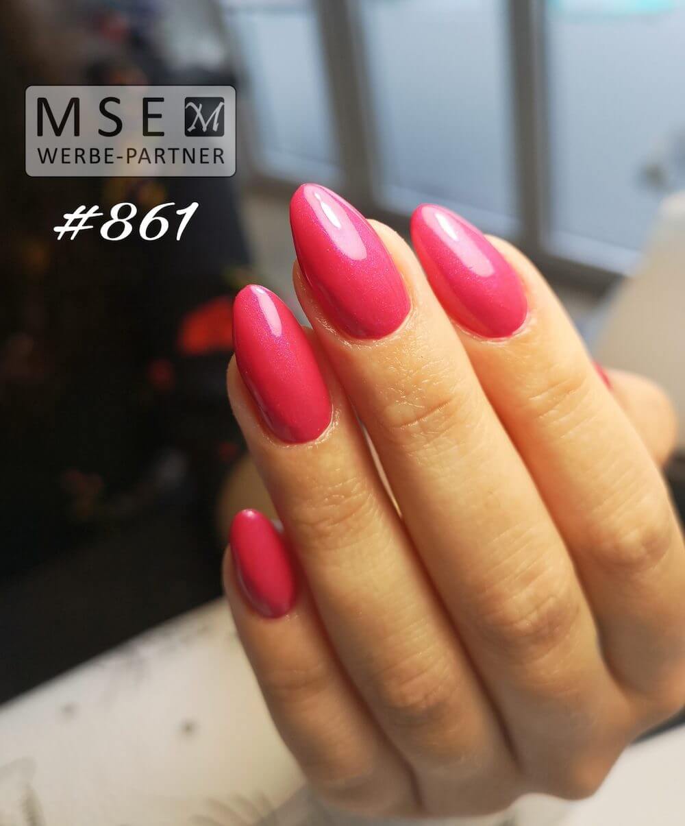 #861 Premium-EFFEKT Color Gel 5ml Pink leichter schimmer - MSE - The Beauty Company