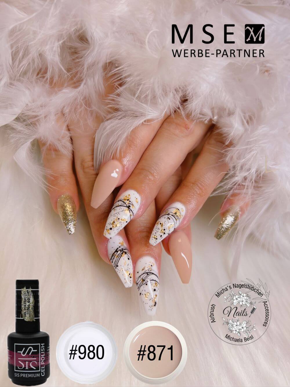 #871 Premium-PURE Color Gel 5ml Beige - MSE - The Beauty Company