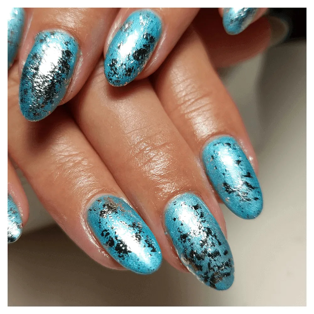 #P-07 Mother of Pearl EFFEKT Color Gel 5ml Blaugruen - MSE - The Beauty Company