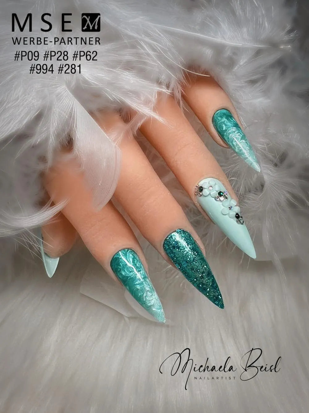 #P-09 Mother of Pearl EFFEKT Color Gel 5ml Gruen - MSE - The Beauty Company