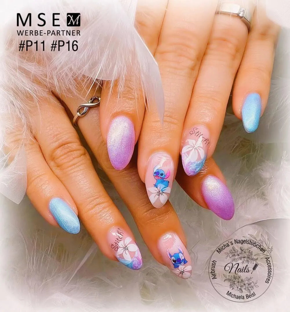 #P-16 Mother of Pearl EFFEKT Color Gel 5ml Rosa - MSE - The Beauty Company