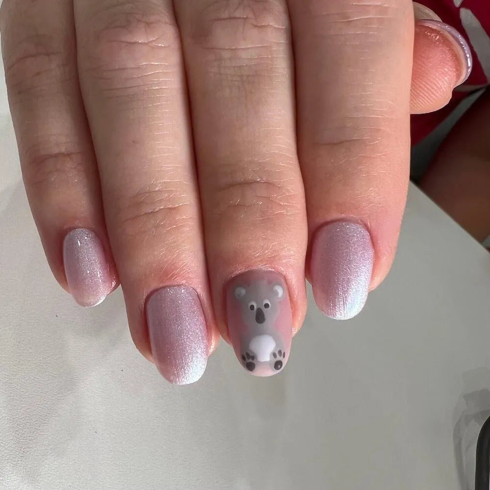 #P-16 Mother of Pearl EFFEKT Color Gel 5ml Rosa - MSE - The Beauty Company