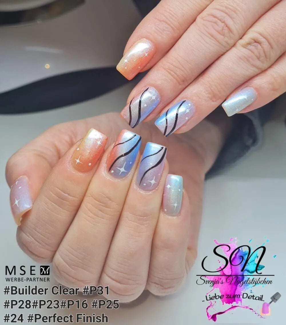 #P-25 Mother of Pearl EFFEKT Color Gel 5ml Rosa - MSE - The Beauty Company