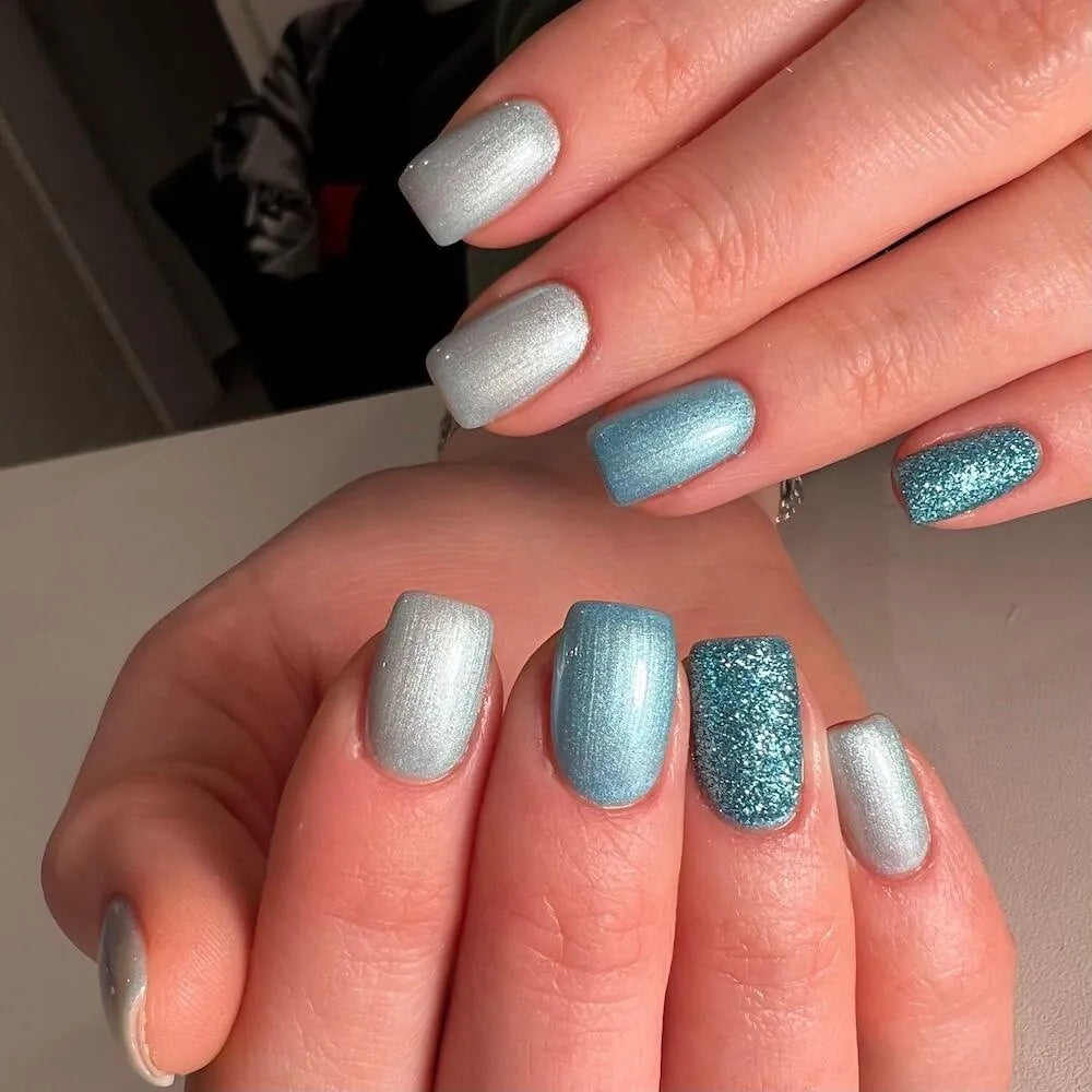 #P-28 Mother of Pearl EFFEKT Color Gel 5ml Blaugrün - MSE - The Beauty Company