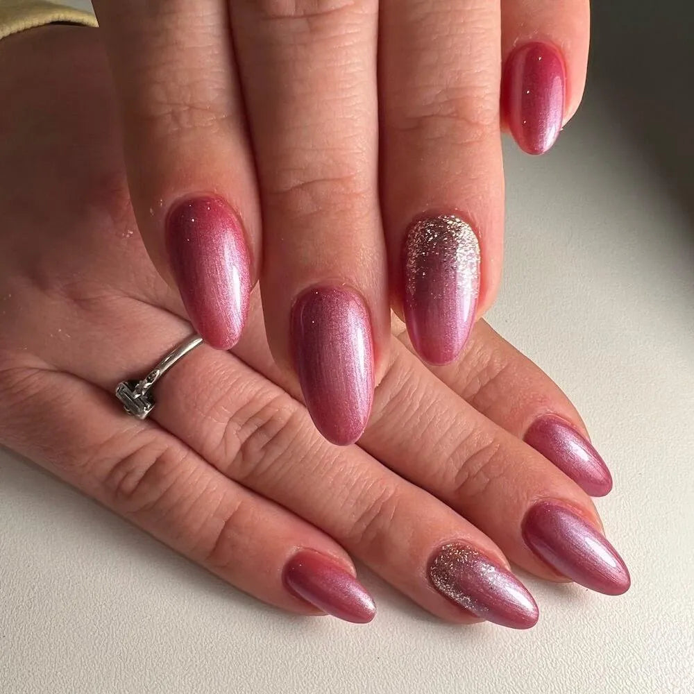 #P-65Mother of Pearl EFFEKT Color Gel 5ml Rot - MSE - The Beauty Company